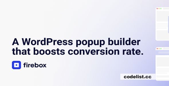 FireBox Pro v2.1.27 - A WordPress Popup Builder that boosts conversion rate