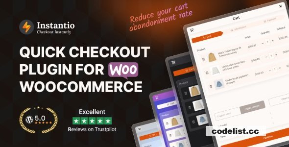 Instantio v3.2.6 – WooCommerce Quick Checkout