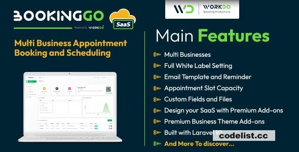 BookingGo SaaS v4.1 - Multi Business Appointment Booking and Scheduling - nulled