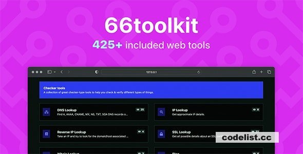 66toolkit v30.0.0 - Ultimate Web Tools System (SAAS) - nulled