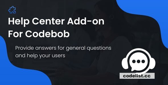 Help Center For Codebob v1.0