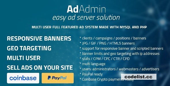 AdAdmin v4.2.8b - Easy full featured ad server