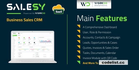 Salesy SaaS v6.0 - Business Sales CRM - nulled