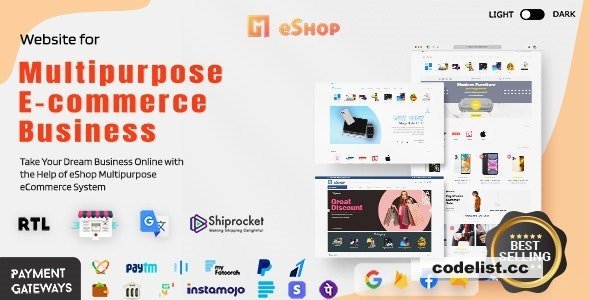 eShop Web v2.10.0 - Multi Vendor eCommerce Marketplace / CMS - nulled