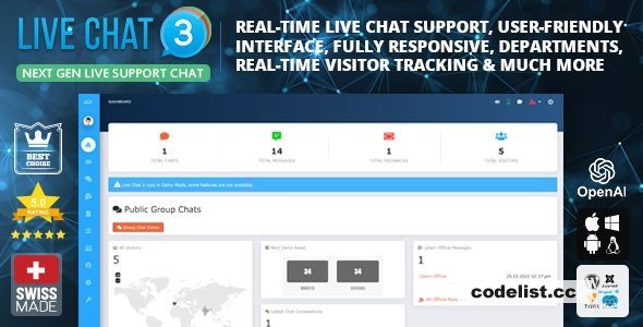 Live Support Chat v5.1.4 - Live Chat 3 - nulled