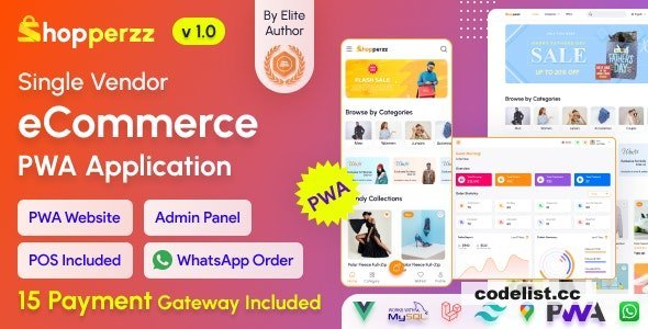 Shopperzz v1.2 - PWA eCommerce CMS with POS & WhatsApp Ordering - nulled