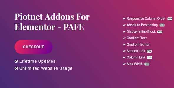 Piotnet Addons Pro For Elementor v7.1.45