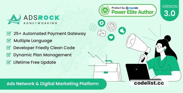 AdsRock v3.1 - Ads Network & Digital Marketing Platform - nulled