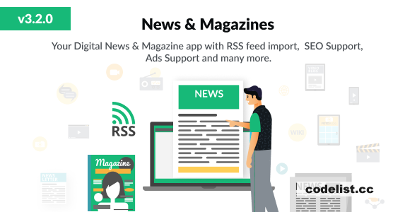 News v3.2.3 - News & Magazines Script & Laravel News & Magazines / Blog / Articles OpenAI Writer