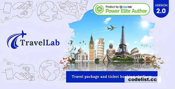 TravelLab v2.0 - Travel Package & Ticket Booking Platform