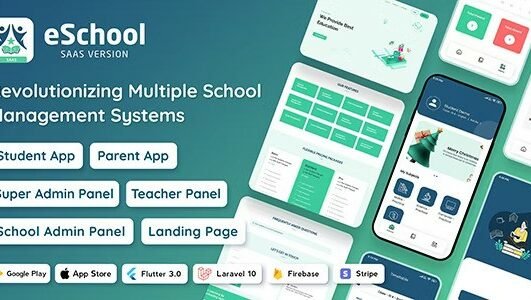 Management System with Student | Parents Flutter App | Laravel Admin