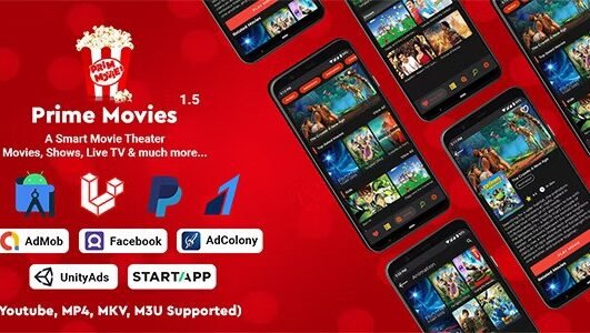 Prime Movies v2.0.0 – Watch Live TV, Shows, Movies with Premium Subscription Plan