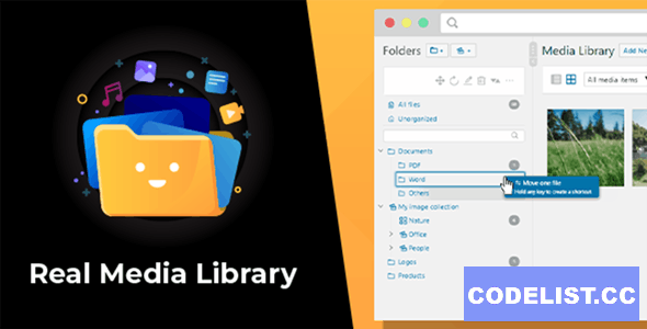 WordPress Real Media Library v4.22.24 - Folder & File Manager for WordPress Media Management