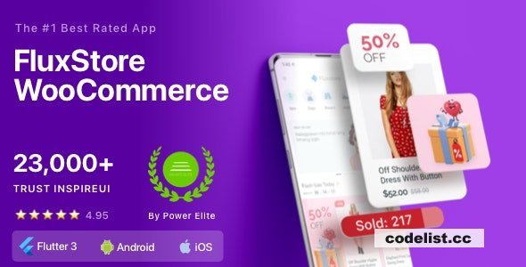 Fluxstore WooCommerce v5.3 - Flutter E-commerce Full App