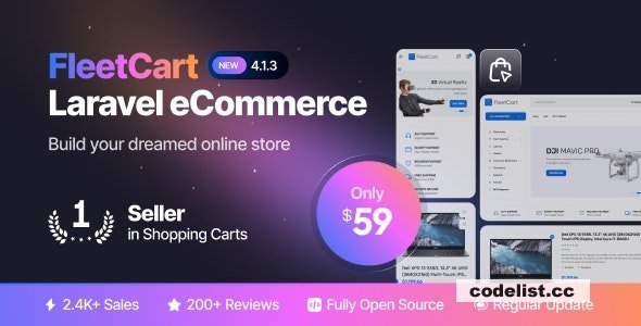 FleetCart v4.5.2 - Laravel Ecommerce CMS - nulled