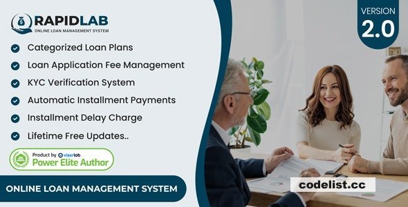 RapidLab v2.0 - Online Loan Management System - nulled